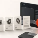 製品情報から問い合わせへつながるBtoBサイト導線のイメージ